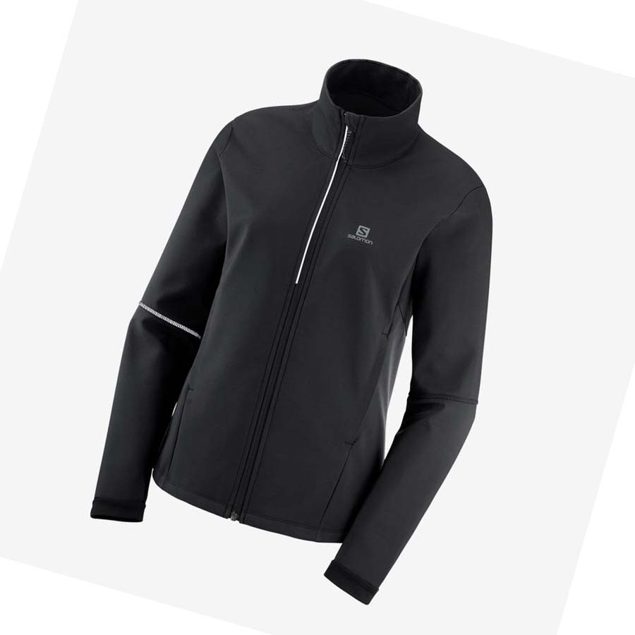 Salomon AGILE SOFTSHELL Kadın Ceket Siyah | TR 2435HAP